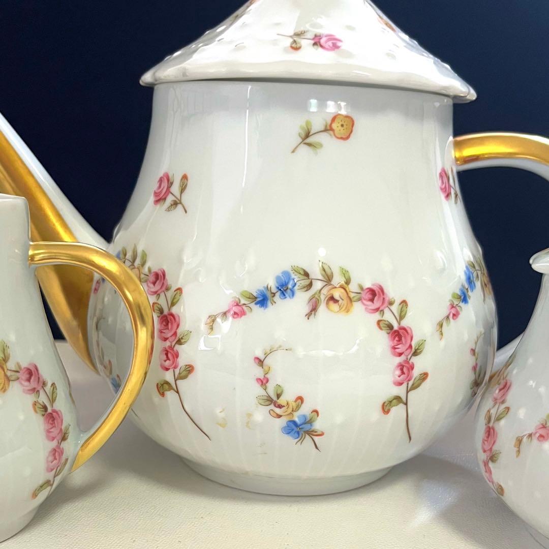 ジョルジュボワイエ　リモージュ  バルカローレ　ティーポット　２人用セット