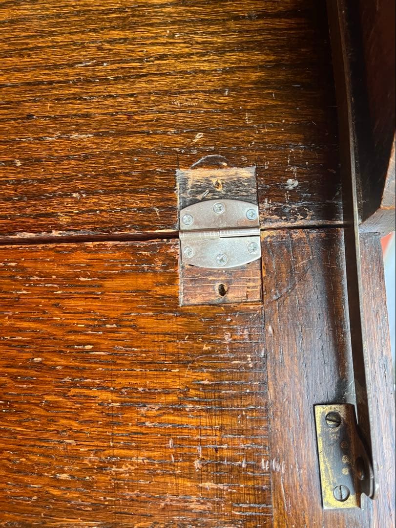 なべちゃん❣️英国 アンティーク家具 ライティングビューロー オーク 1