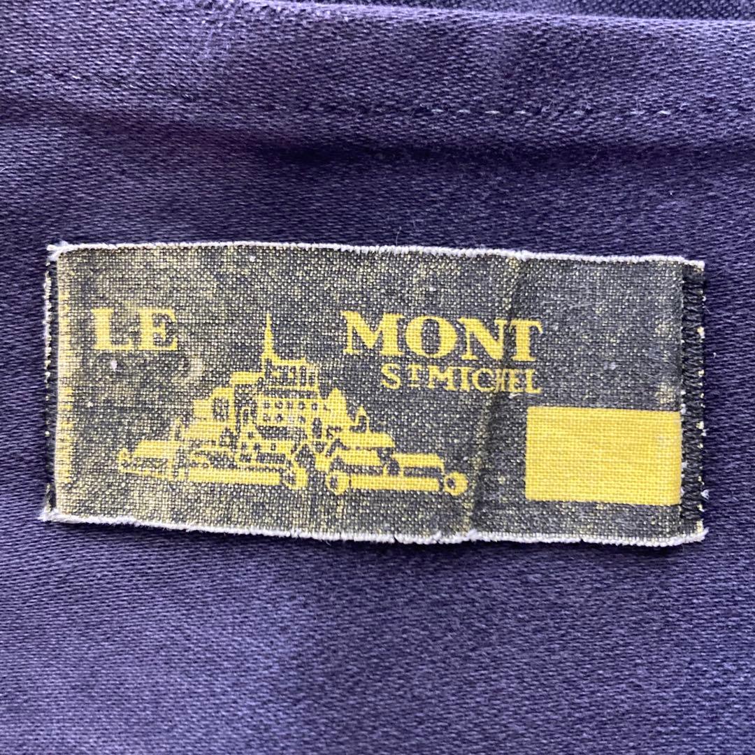 〜70sヴィンテージ モンサンミッシェル ブラックモールスキンジャケットフレンチ