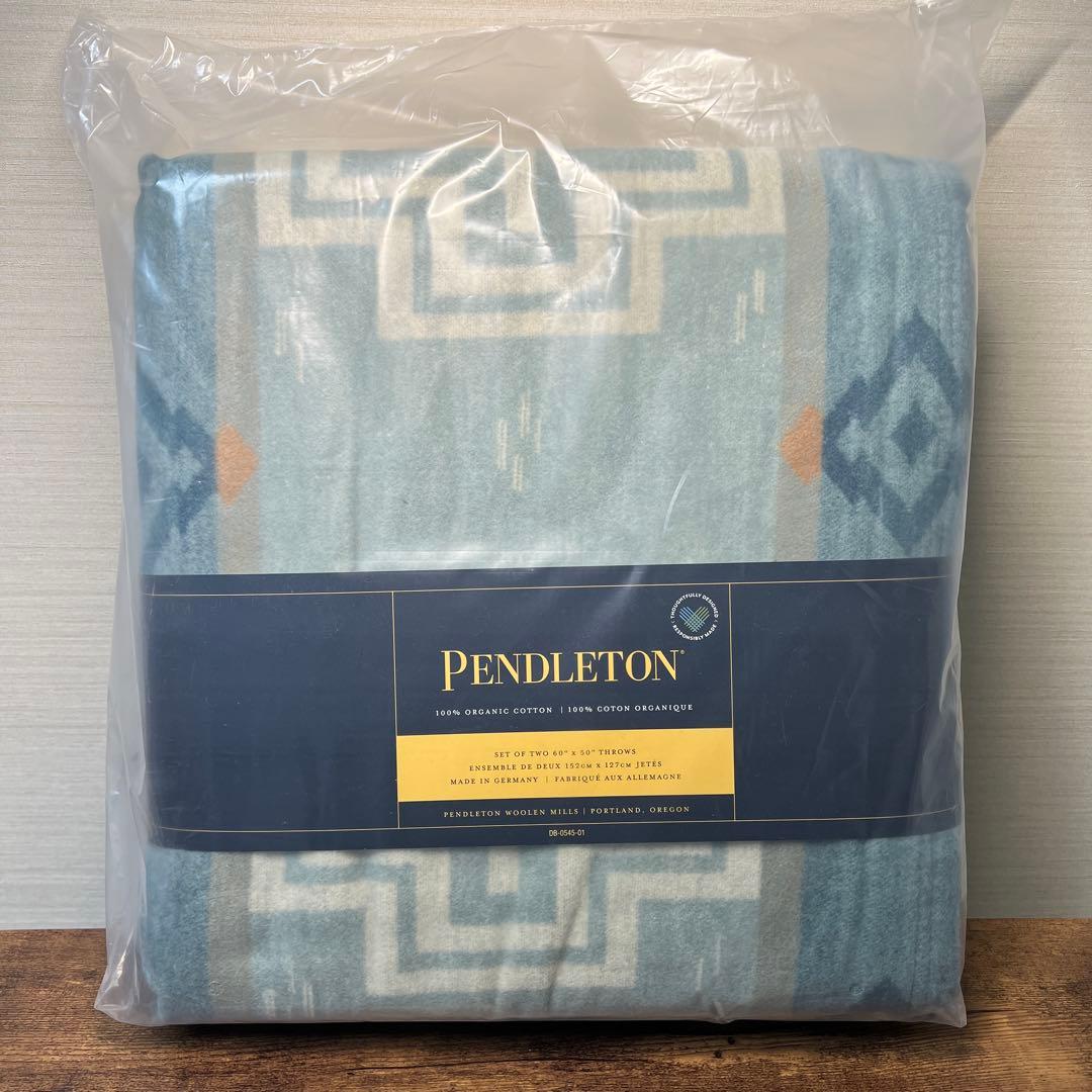 【新品★Pendleton】ペンドルトン オーガニックコットン ブランケット2枚