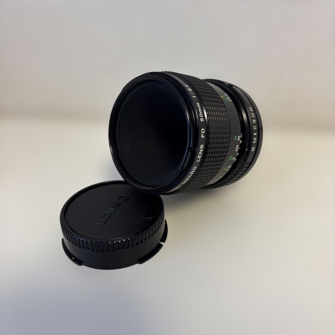 レンズ(単焦点) Canon FD MACRO 50mm F3.5 /EXTENSION TUBE