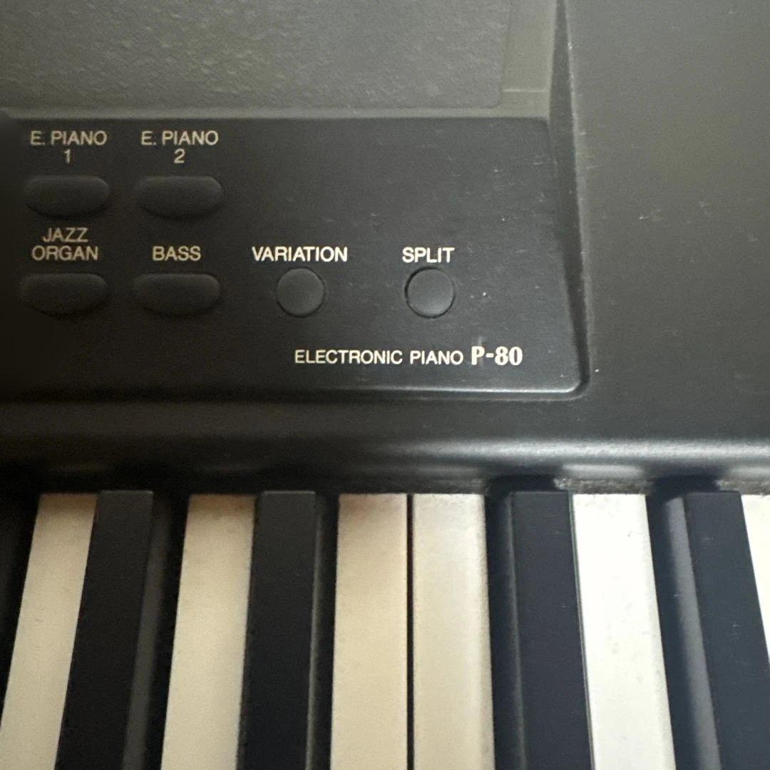 はじめ　YAMAHA ヤマハ　電子ピアノ P-80 88鍵盤　スタンド付き