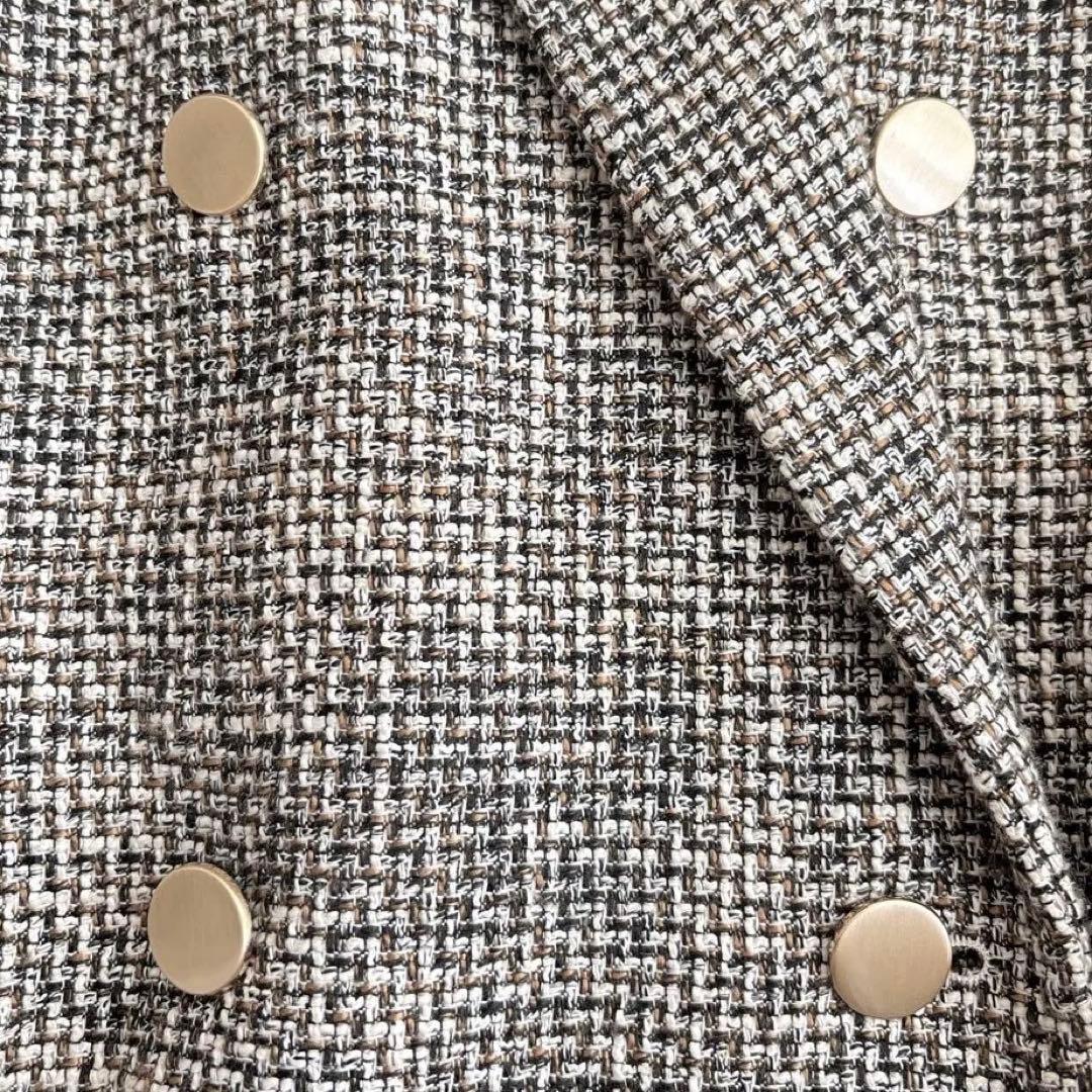 ミラオーウェン BAILA掲載 ツイード ダブルブレストジャケット美品