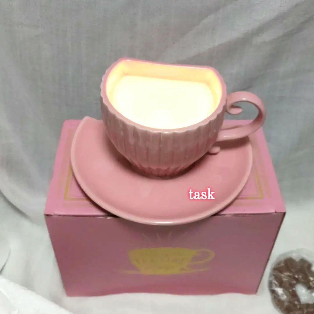 未使用　フランフラン　ティータイムランプ　ピンク　ホワイト　2点セット