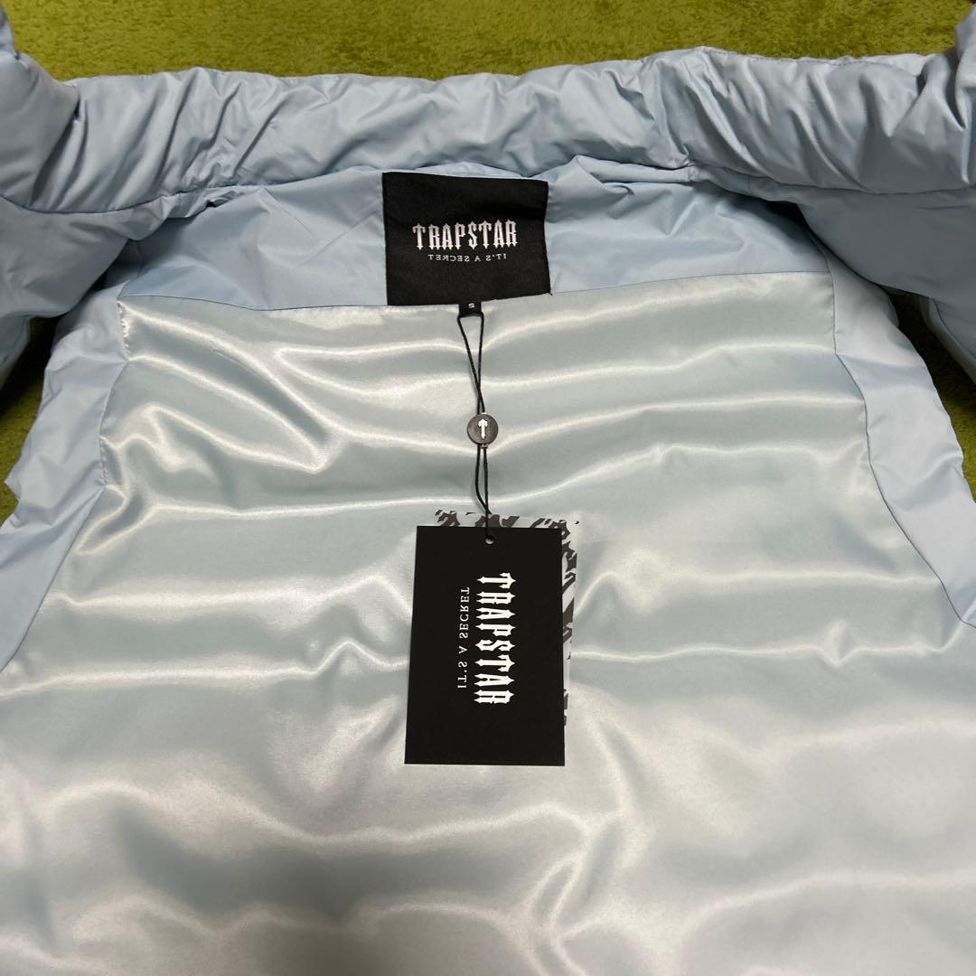【オレンジ】trapstar ダウンベスト　水色