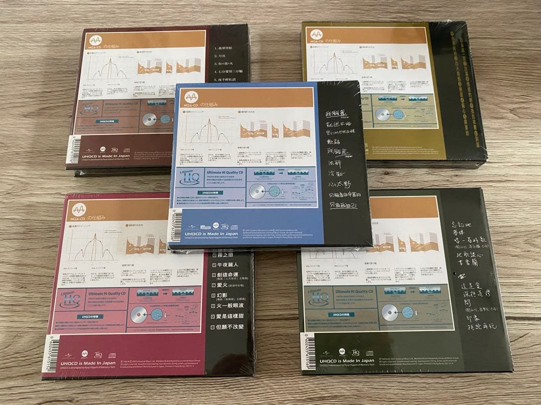 新品5枚セット 高音質CD 陳慧嫻 關淑怡 王菲 張國榮　譚詠麟 フェイ・ウォン