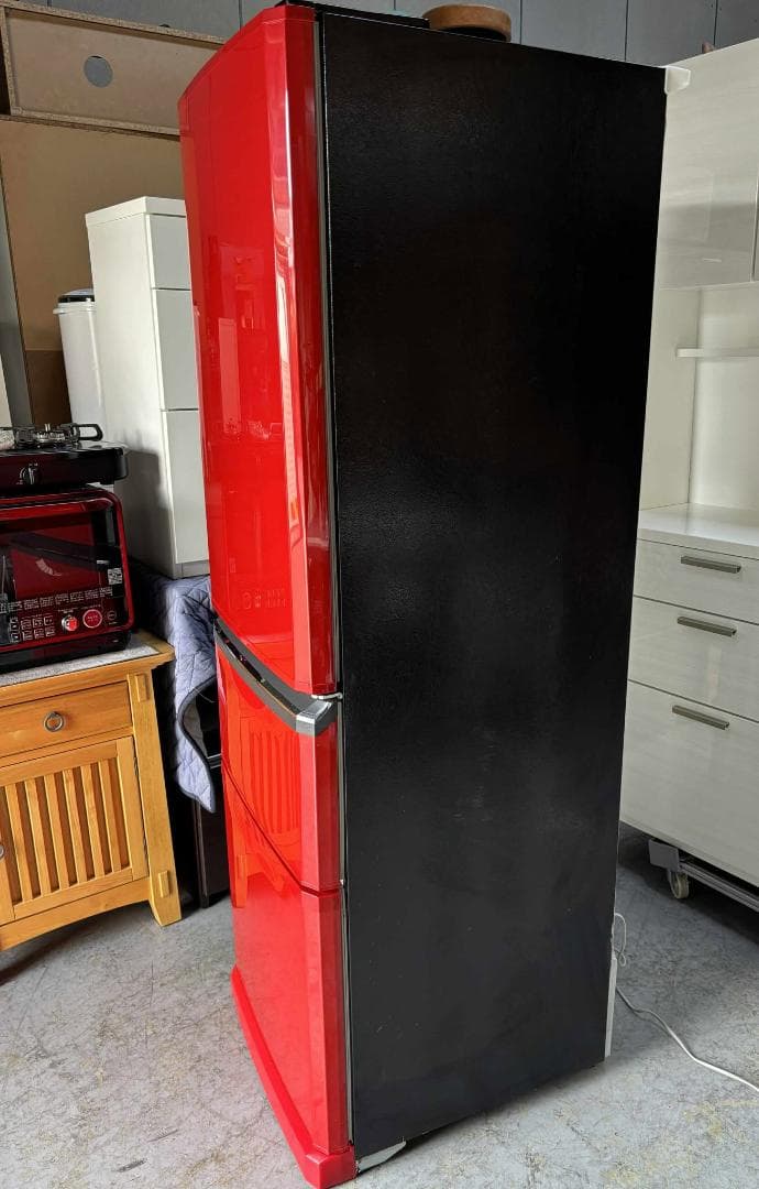 MITSUBISHI 冷蔵庫 3ドア MR-C37EY-R自働製氷機付 Used