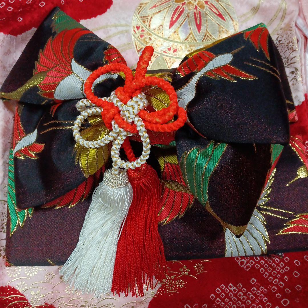 七五三、3歳用絞り着物 フルセット