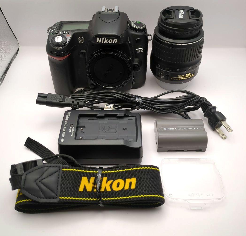Nikon D80 ＋ 18-55GII レンズ 一眼レフカメラ CCDセンサー