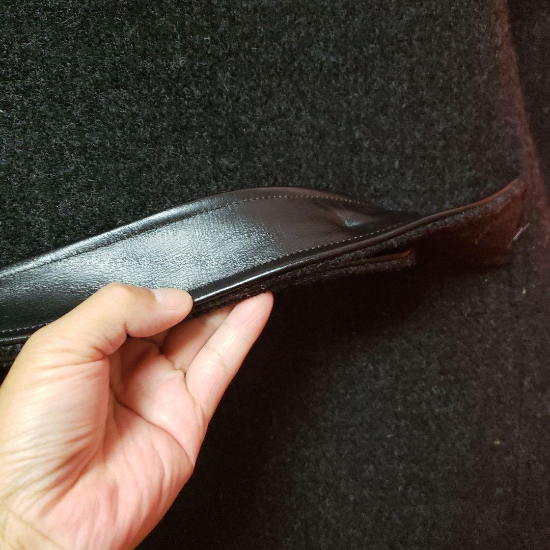 極美品◆by gladhand◇ウール◇牛革◇L◆グラッドハンド◇カーコート