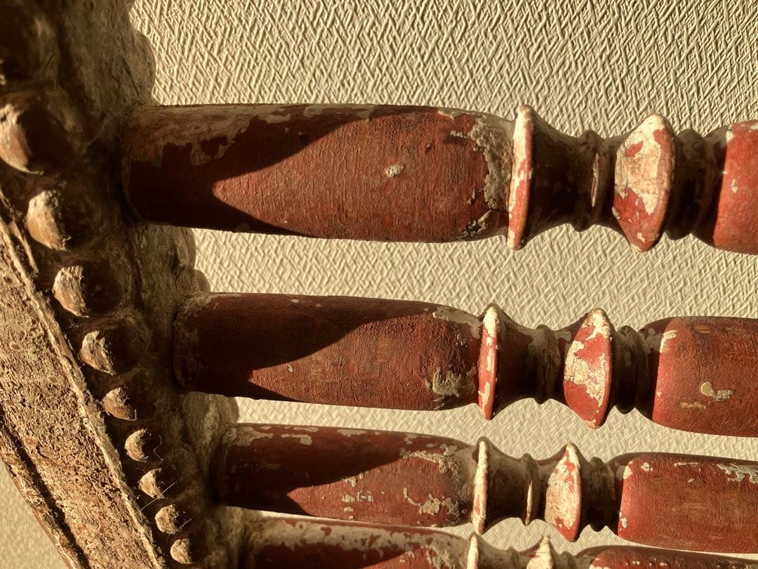 インド アンティーク 木製フェンス　子供部屋 19世紀