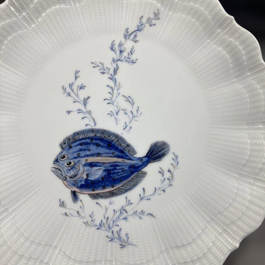 リモージュ　ディナープレート　魚　コライユラメール　ノブラ　ジロー