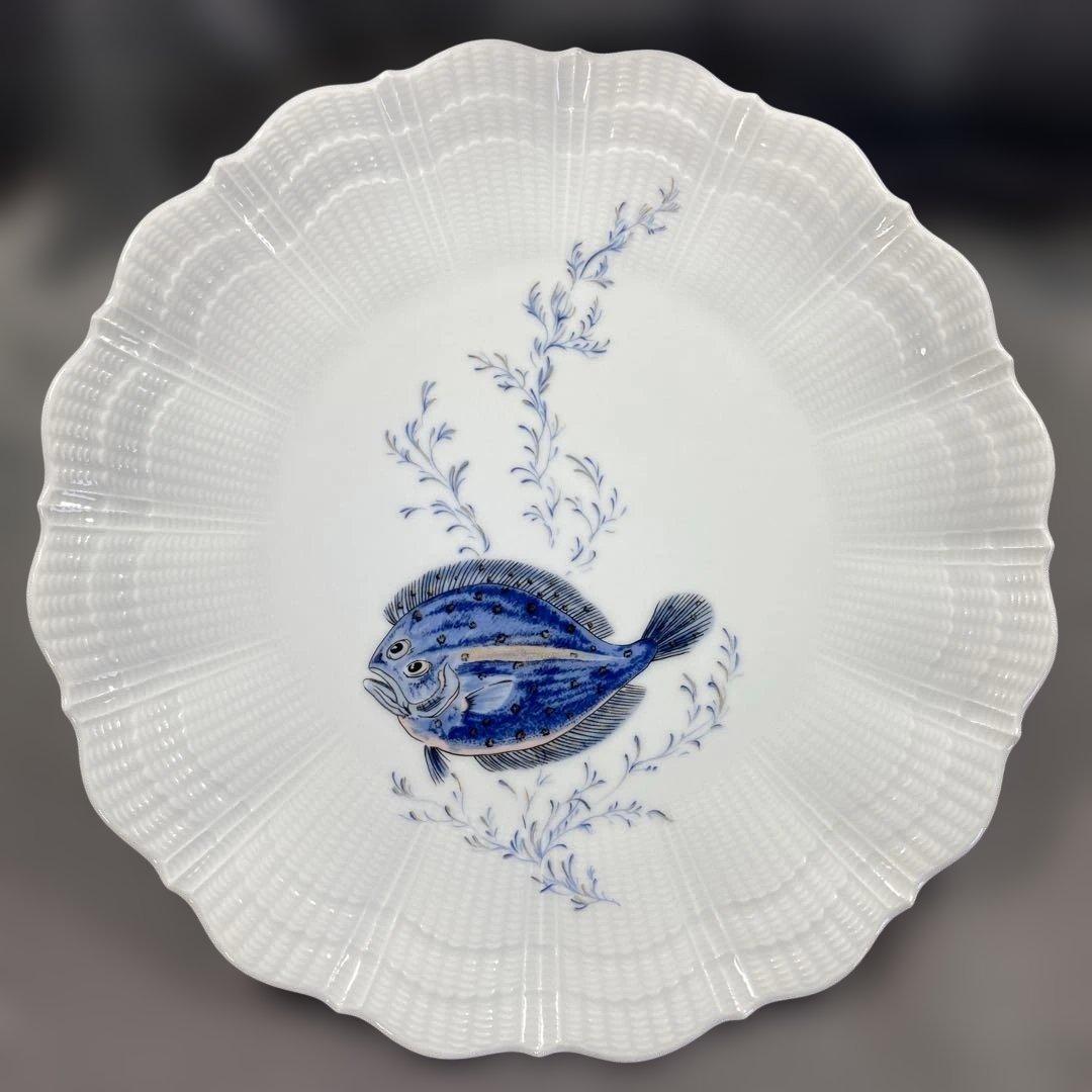 リモージュ　ディナープレート　魚　コライユラメール　ノブラ　ジロー