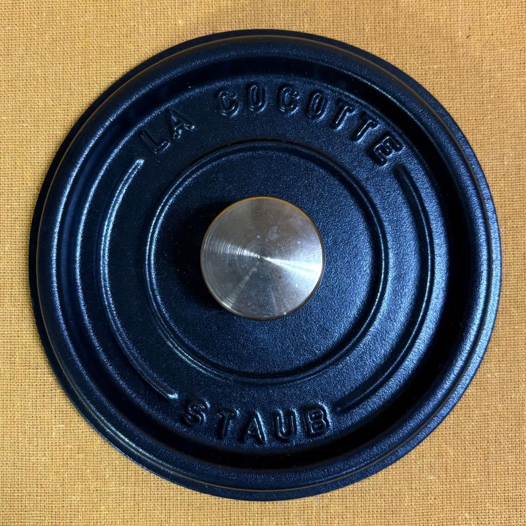 早い者勝ち‼️希少 超美品 ストウブ ココット16cm 旧型 深型 鉄鍋 ホーロー