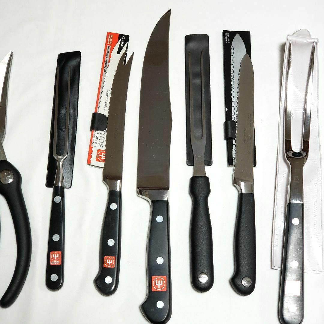 ま*ろ様 【S48-14】ヴォストホフ 包丁 ハサミ など刃物11点 オマケ付き