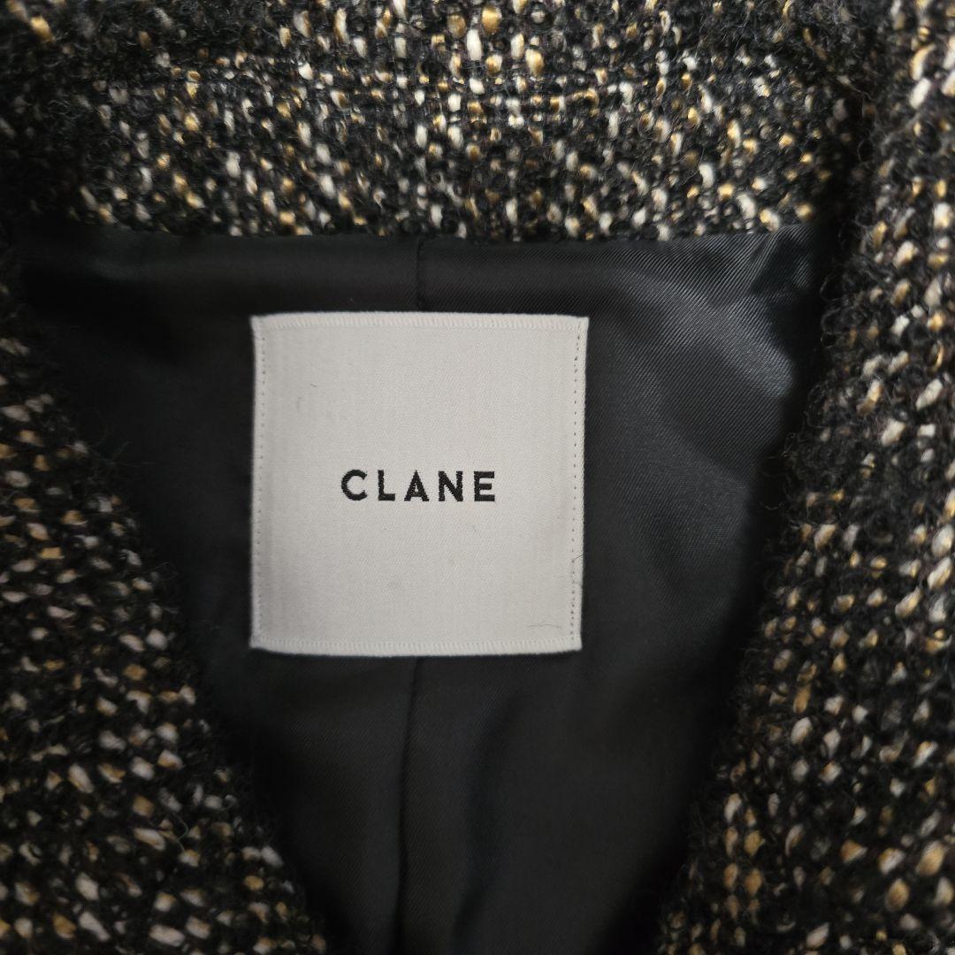 CLANE クラネ MIX LOOP TWEED BOX COAT