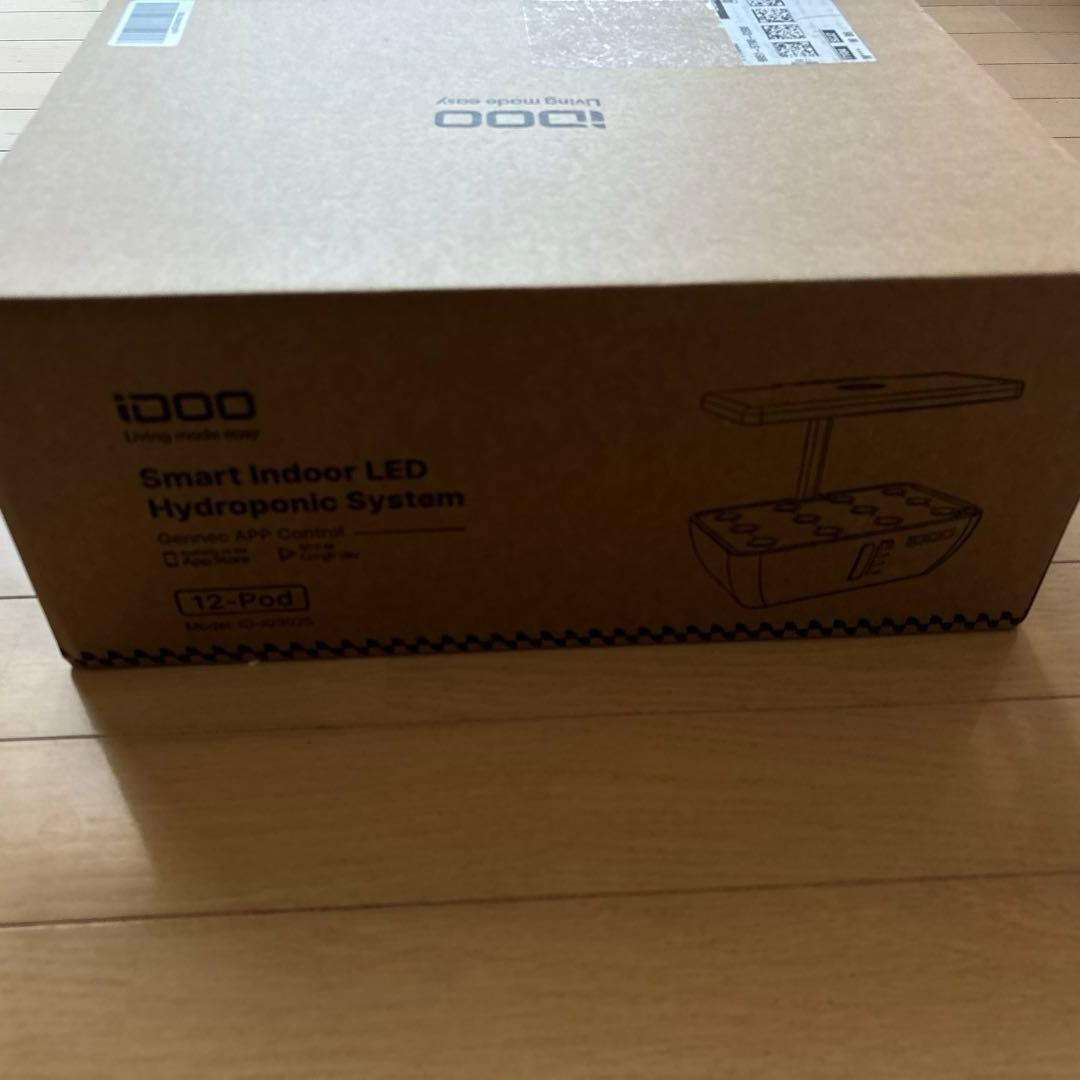 iDOO 水耕栽培セットID-IG302Sスマホ連動12株野菜栽培可能ホワイト