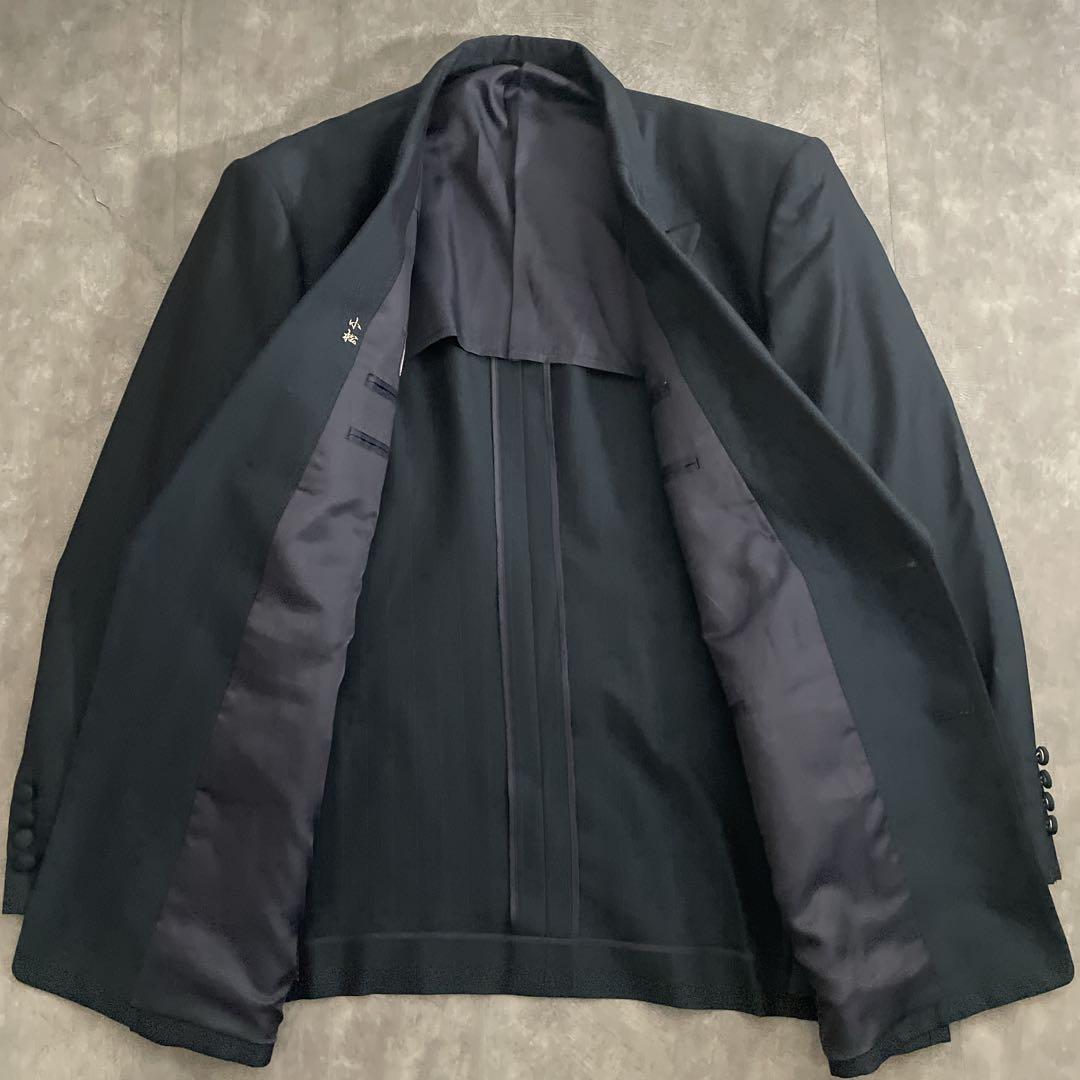 極上 シルク混 ダブルブレストスーツ × Saint Laurentネクタイ