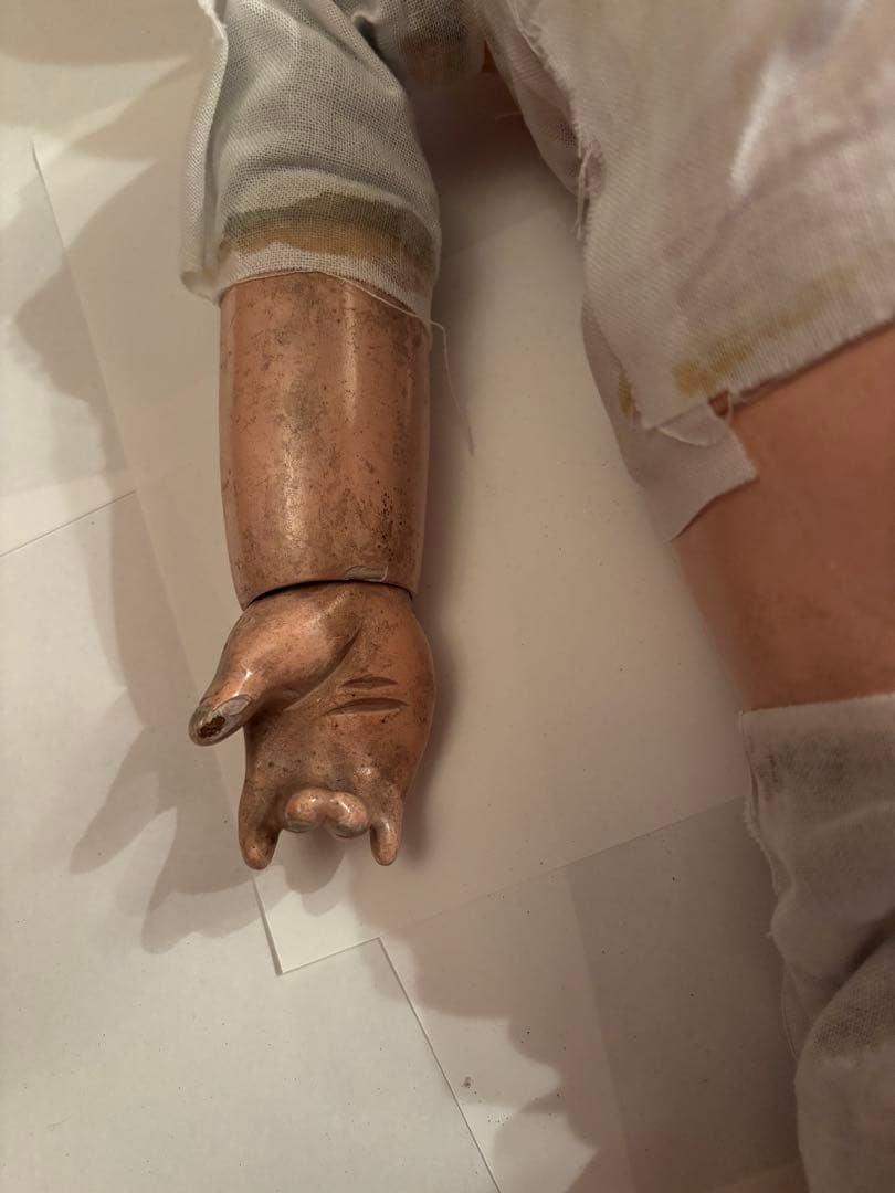 市松人形 訳あり　大正　昭和レトロ　 約53cm 日本人形　アンティーク　骨董