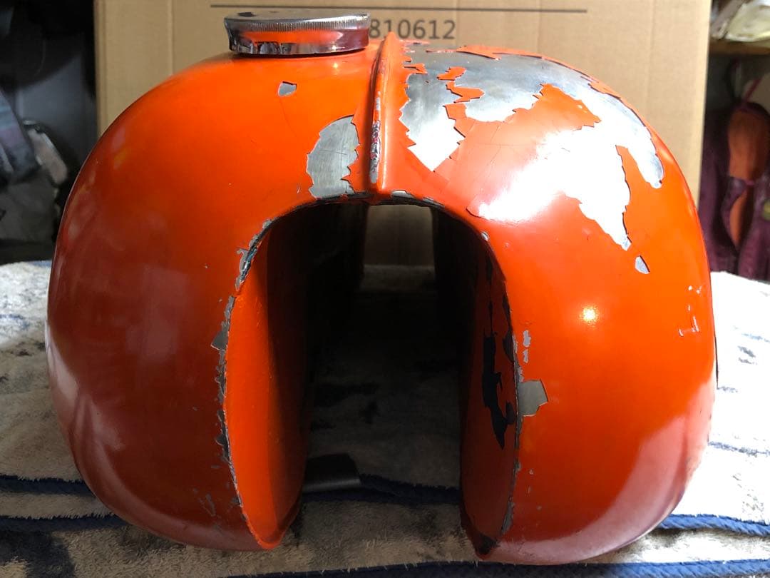 ビンテージ英車タンク不明BSAレストアベース