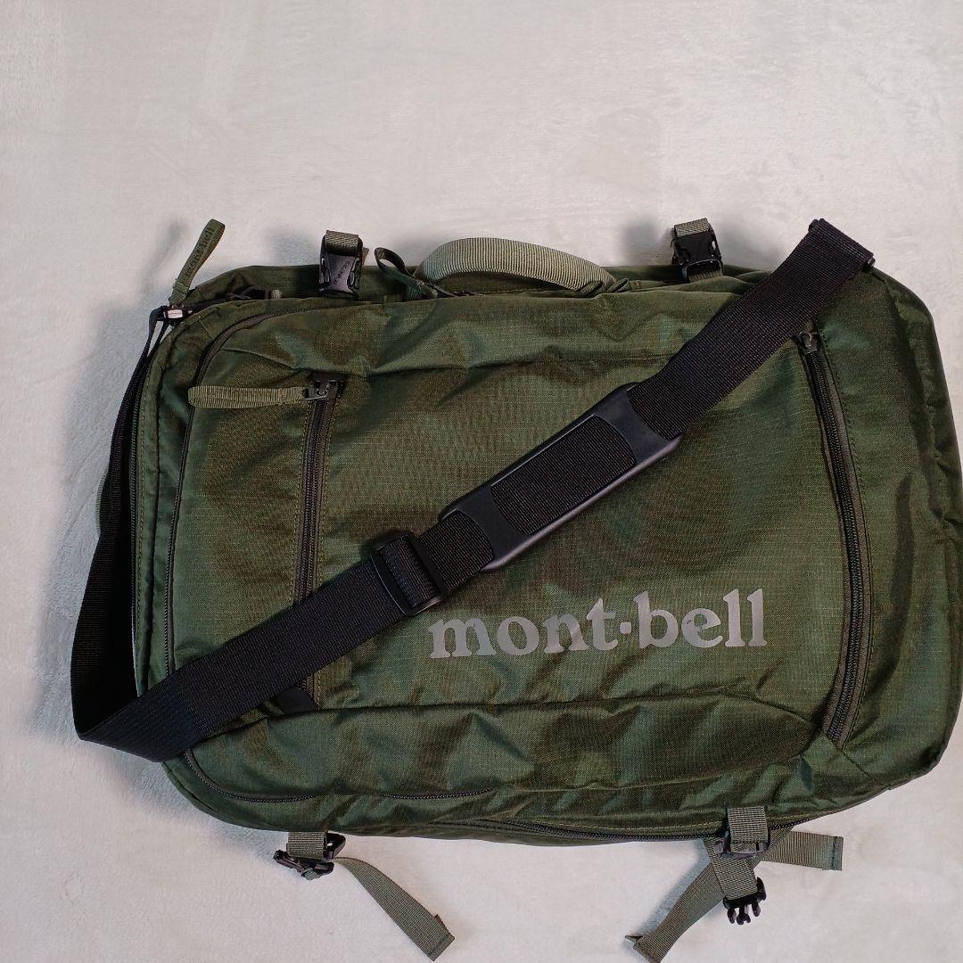 mont-bell モンベル　3WAYバッグパック　大容量　オリーブ