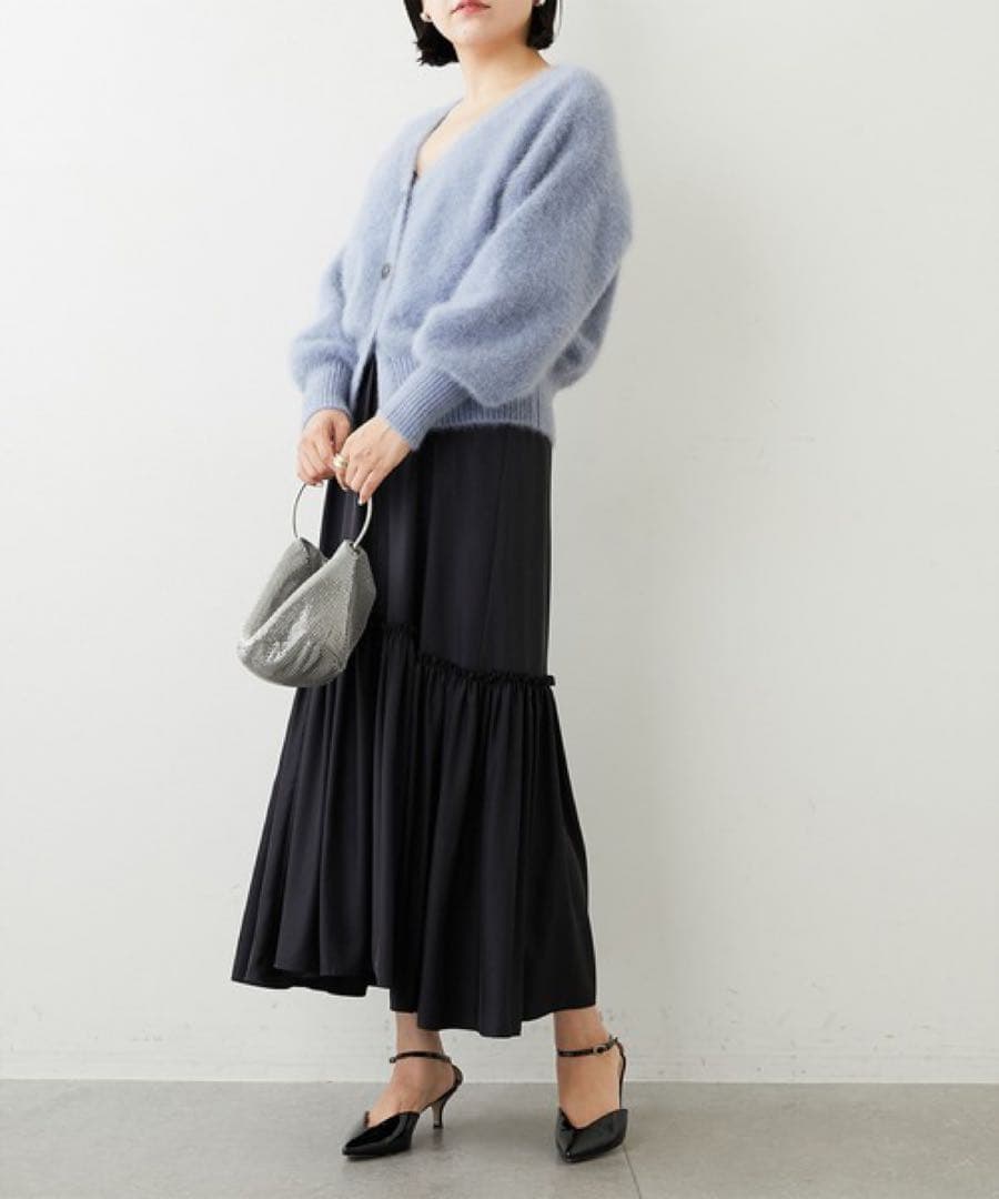 Whim Gazette カシミア混2WAYカーディガン 定価2.8万円