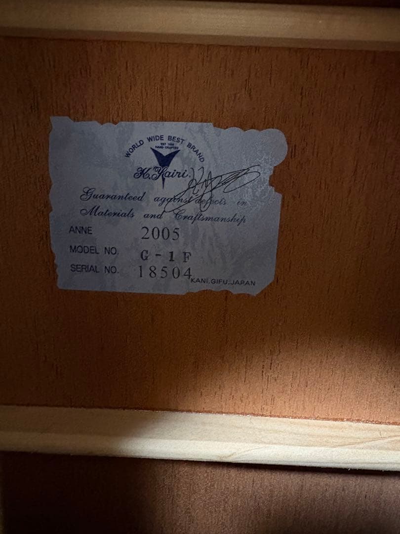 美品　K.Yairi（Alvarez）G-1F　アコースティックギター