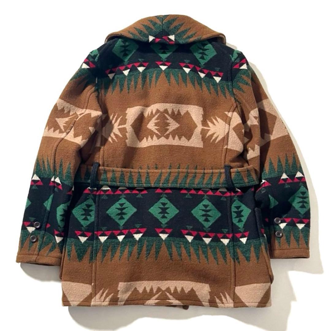 【美品】JELADE/ジェラード　マッキーノブラケットコート　ネイティブ柄　40