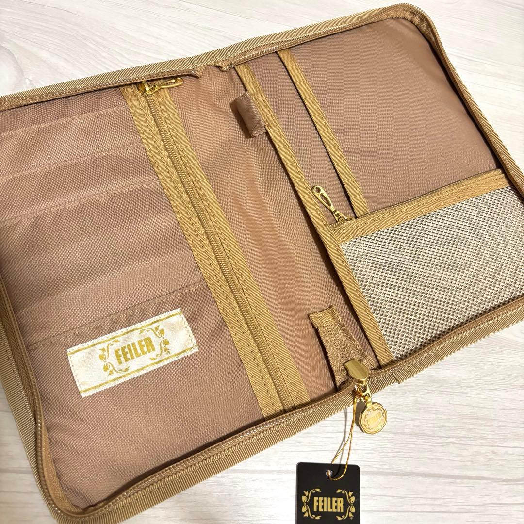 FEILER フェイラー　マルチケース　ハイジ　ベージュ