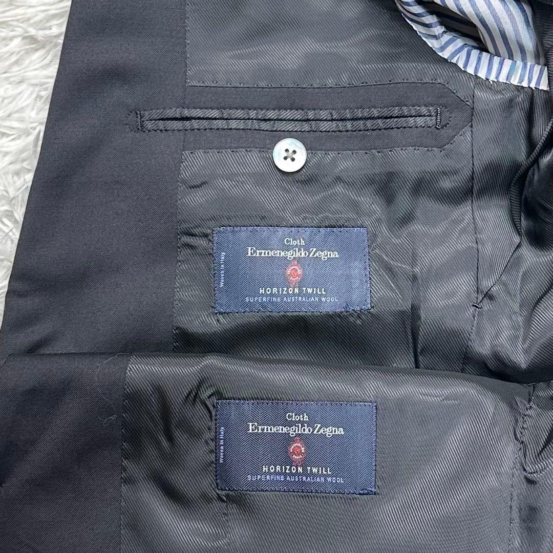 別注 未使用級 トゥモローランド ピルグリム×ゼニア 3ピース 光沢 黒 44