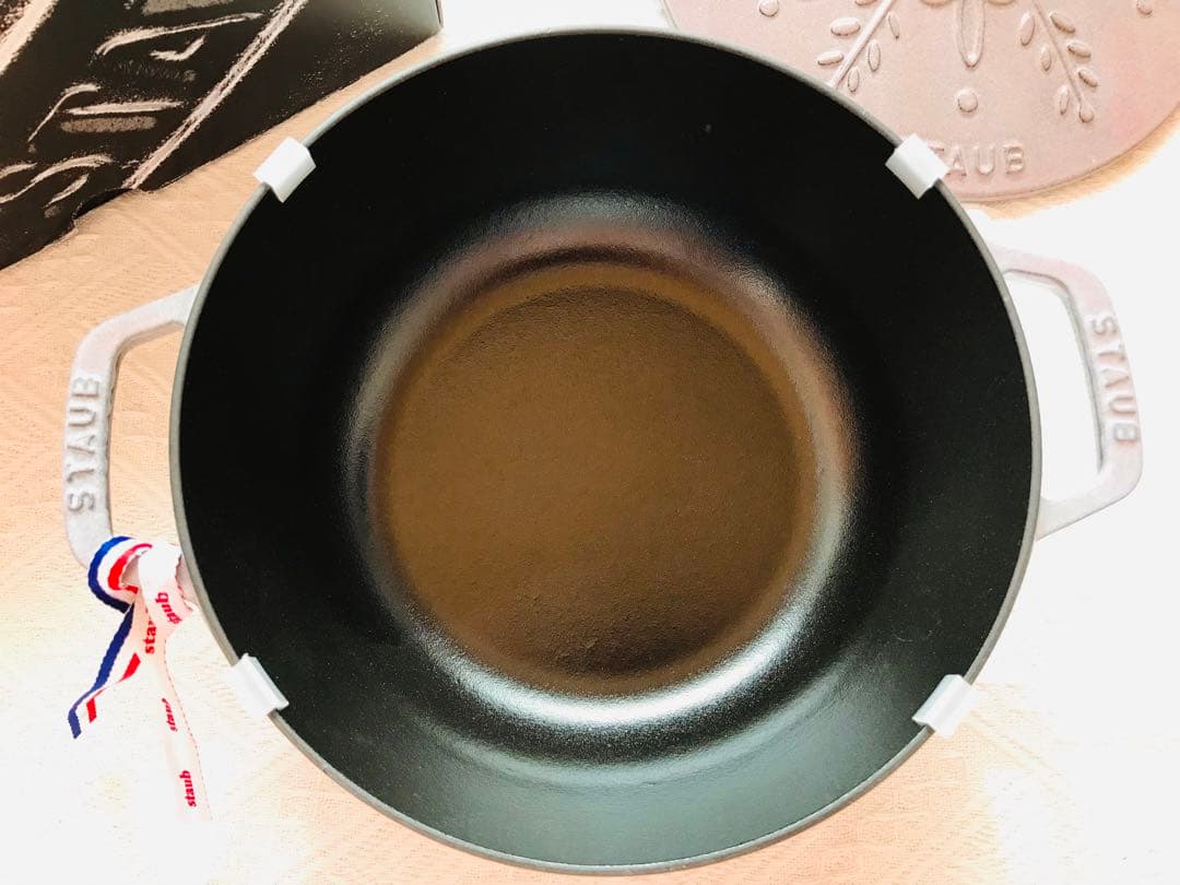 staub ストウブ 24cm スノーフレーク セット