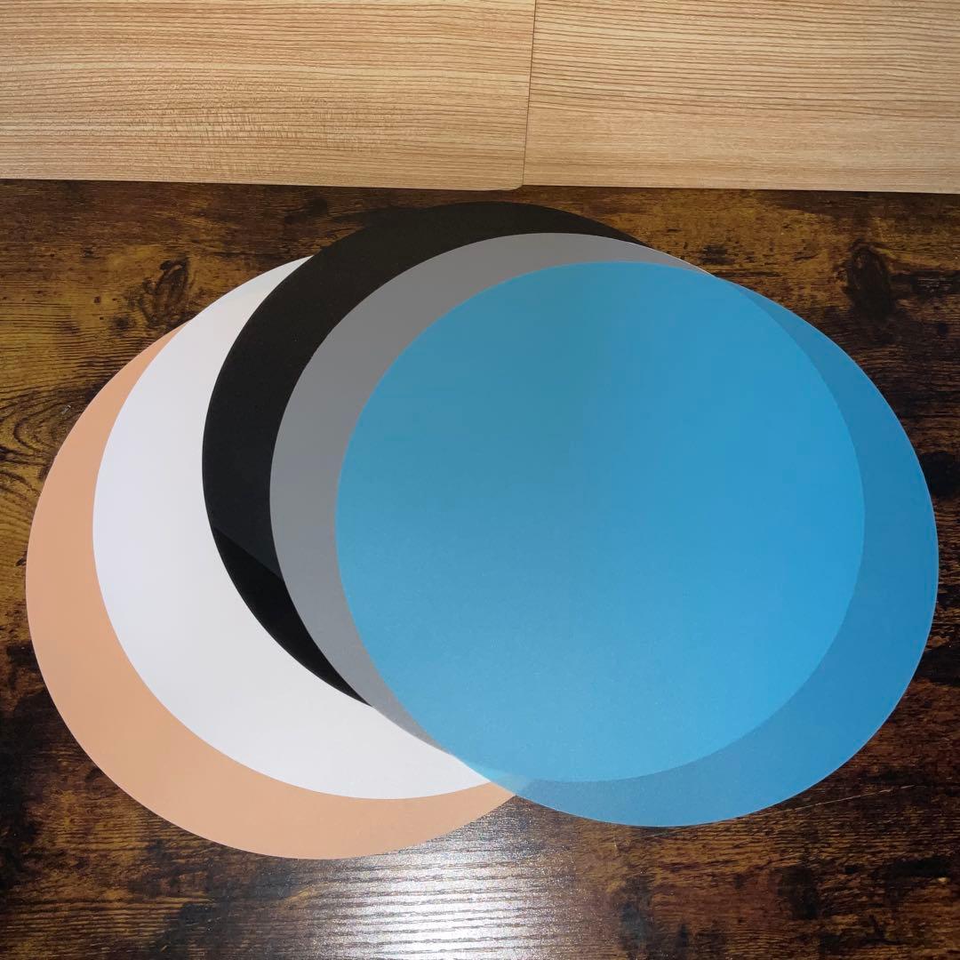 電動ターンテーブル カラーパネル リモコン付き ターンテーブル 黒 動作確認済