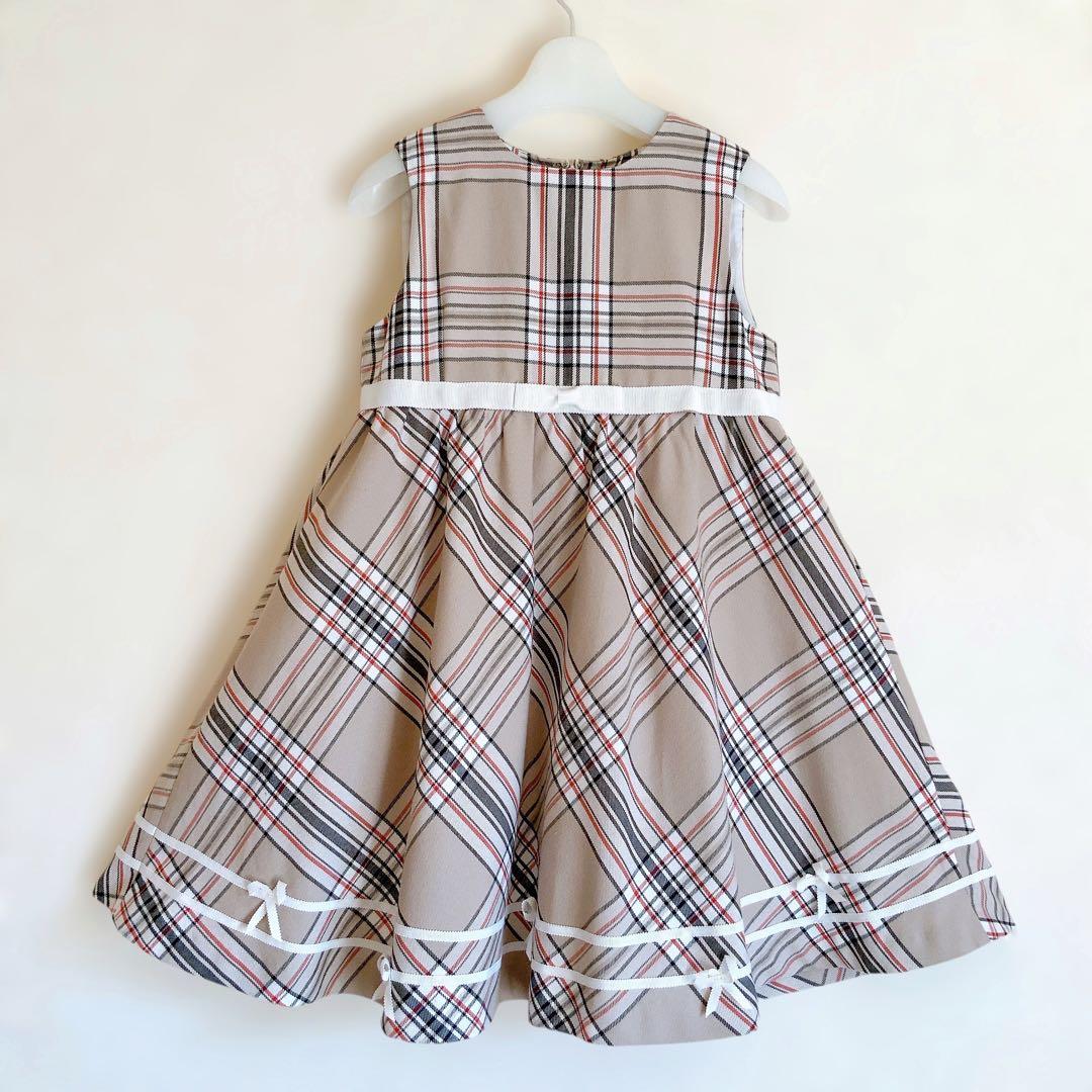 120size ベージュ セレモニー 入学 卒園 フォーマル 女の子