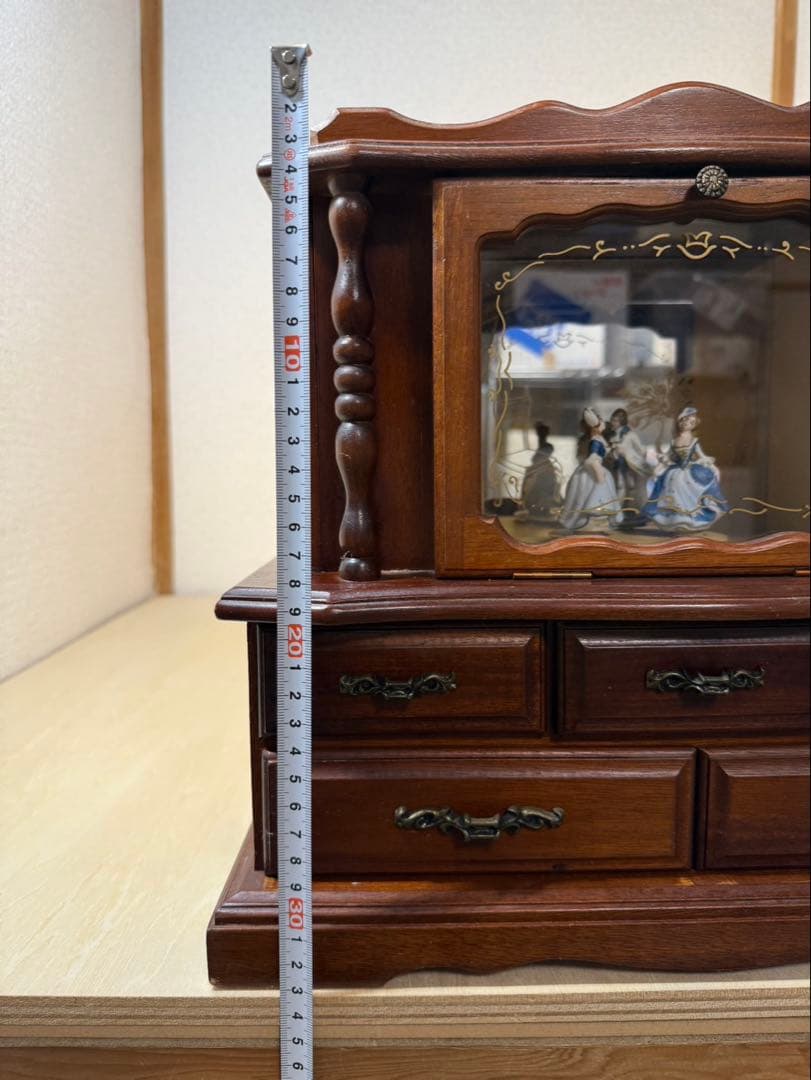 オルゴール付き　小物入れ　アクセサリーボックス