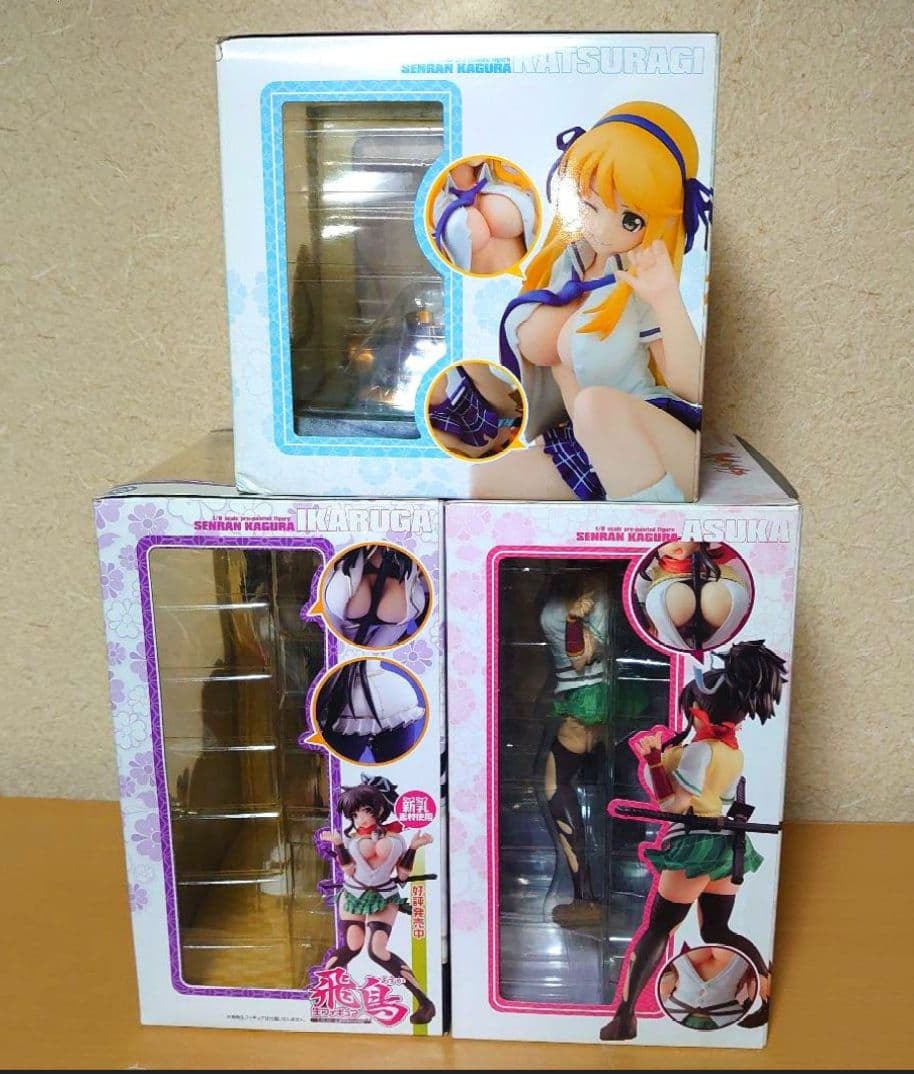 閃乱カグラ 新乳素材使用 葛城 飛鳥 斑鳩 生 フィギュア