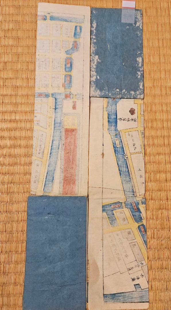 江戸切絵図【霊岸嶋日本橋】尾張屋清七 古地図