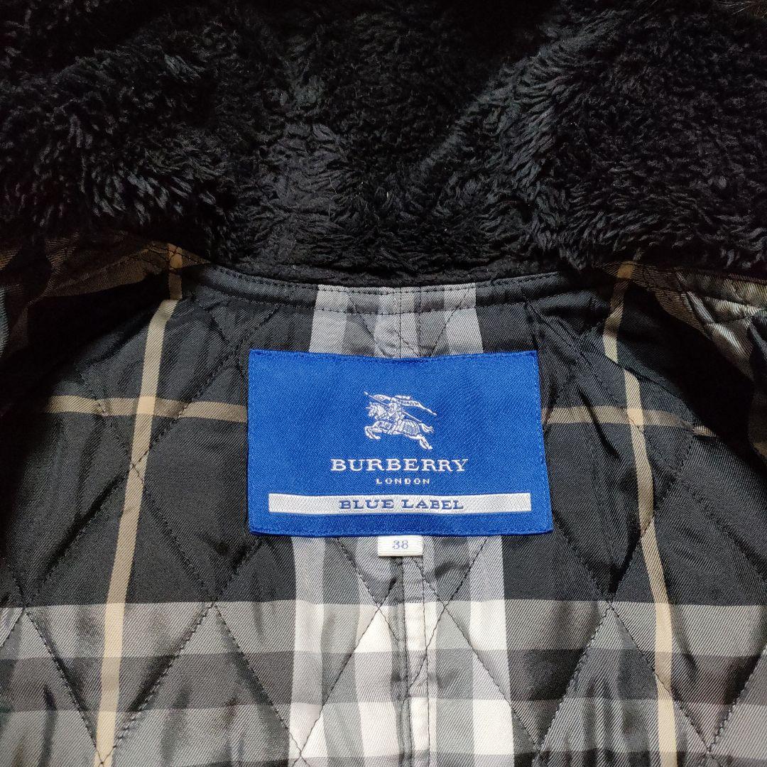 美品✨️バーバリー ブルーレーベル モッズコート Мサイズ 2way ブラック