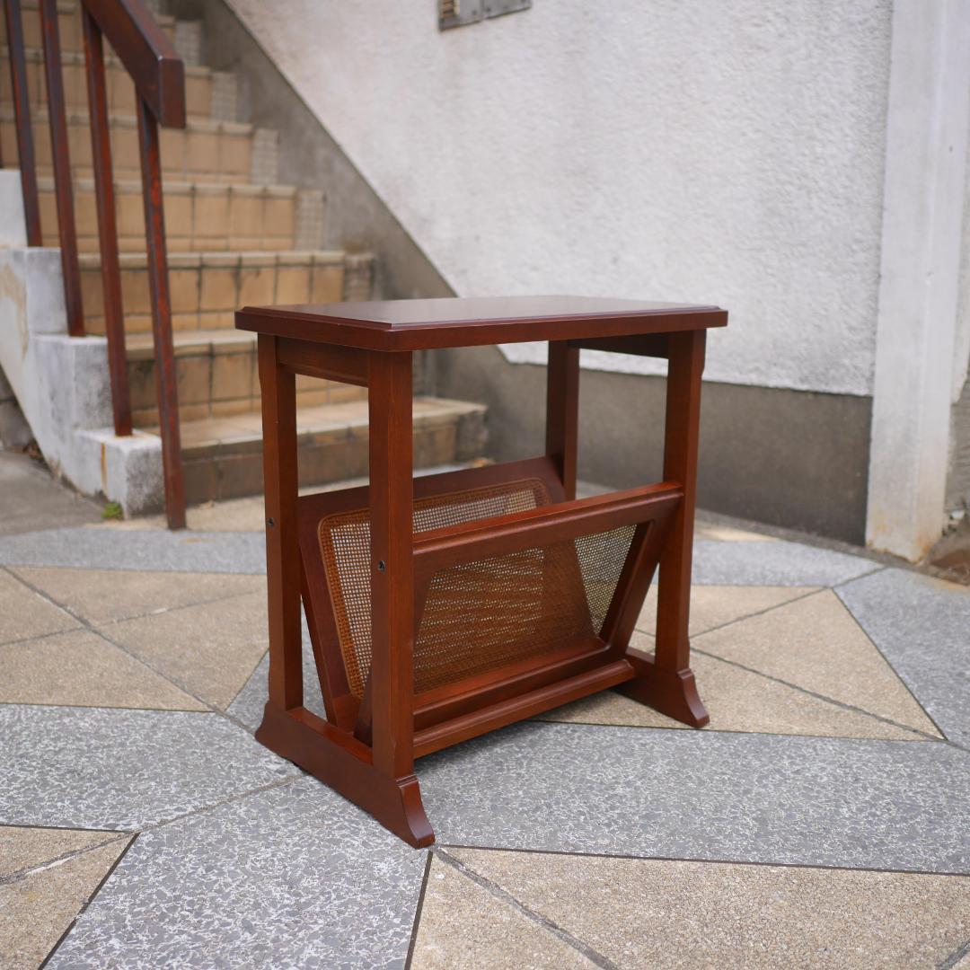 マルニ木工 maruni 地中海シリーズ マガジンラック サイドテーブル 机