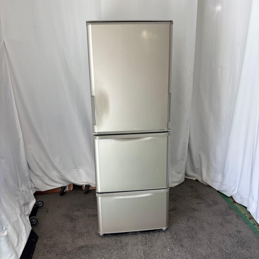 ★858　冷蔵庫　シャープ　300-400ℓ　大型　両開き　中古　安い　設置無料