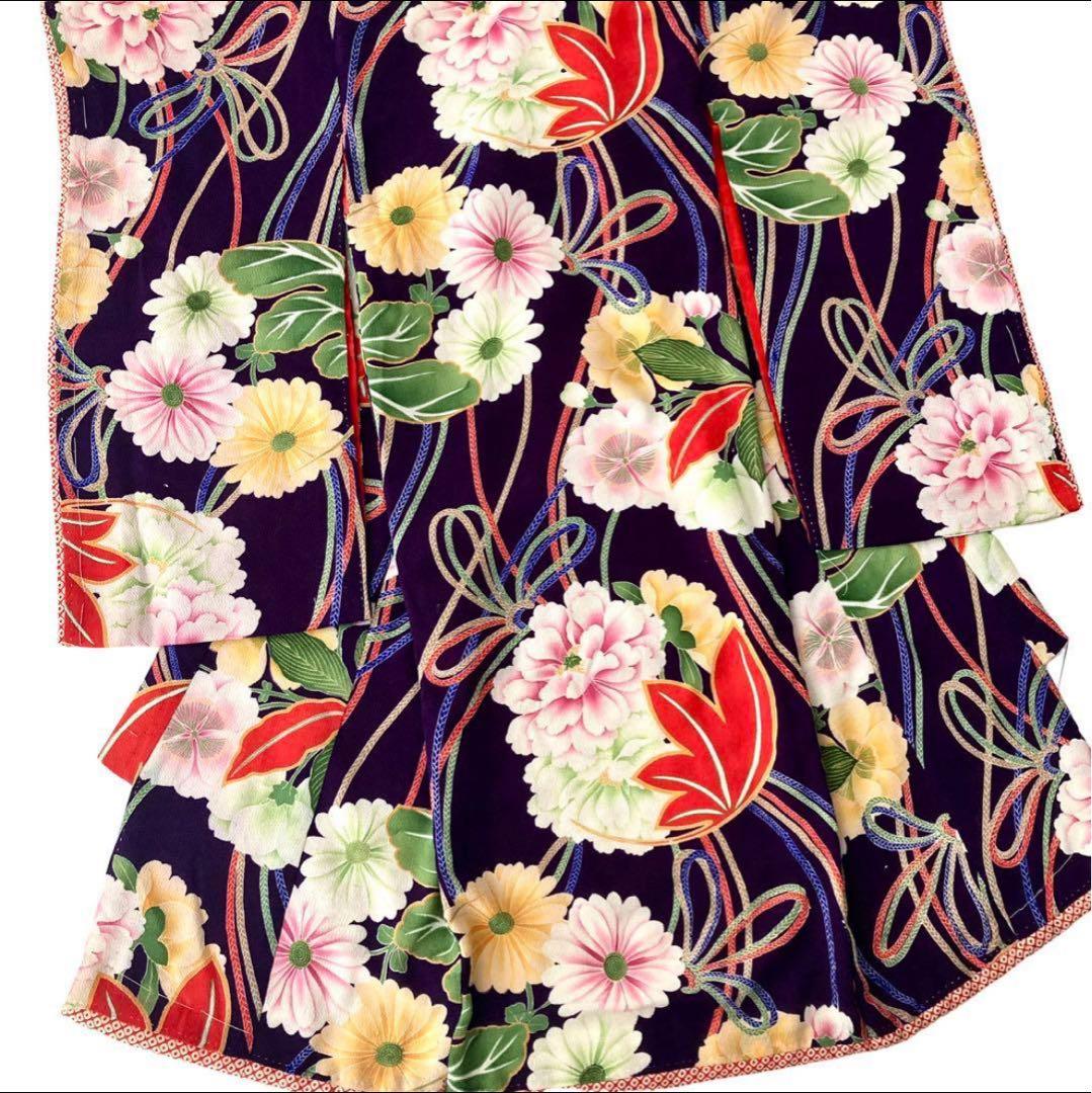 アンティーク　大正時代　女の子　子供着物　被布セット　NO38