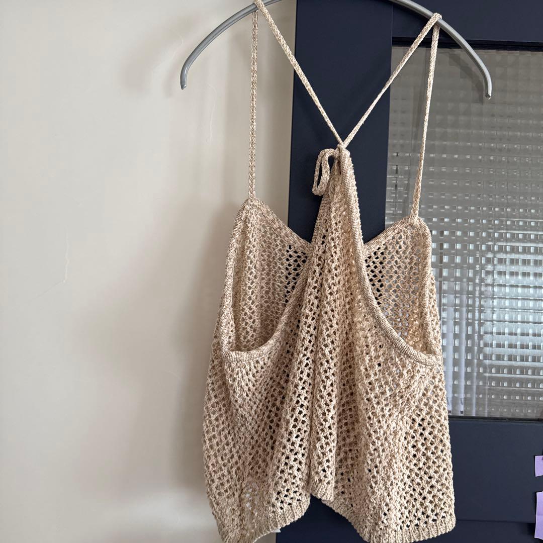 新品未使用　ニコアンド メイクスタッフaimi ニットキャミ