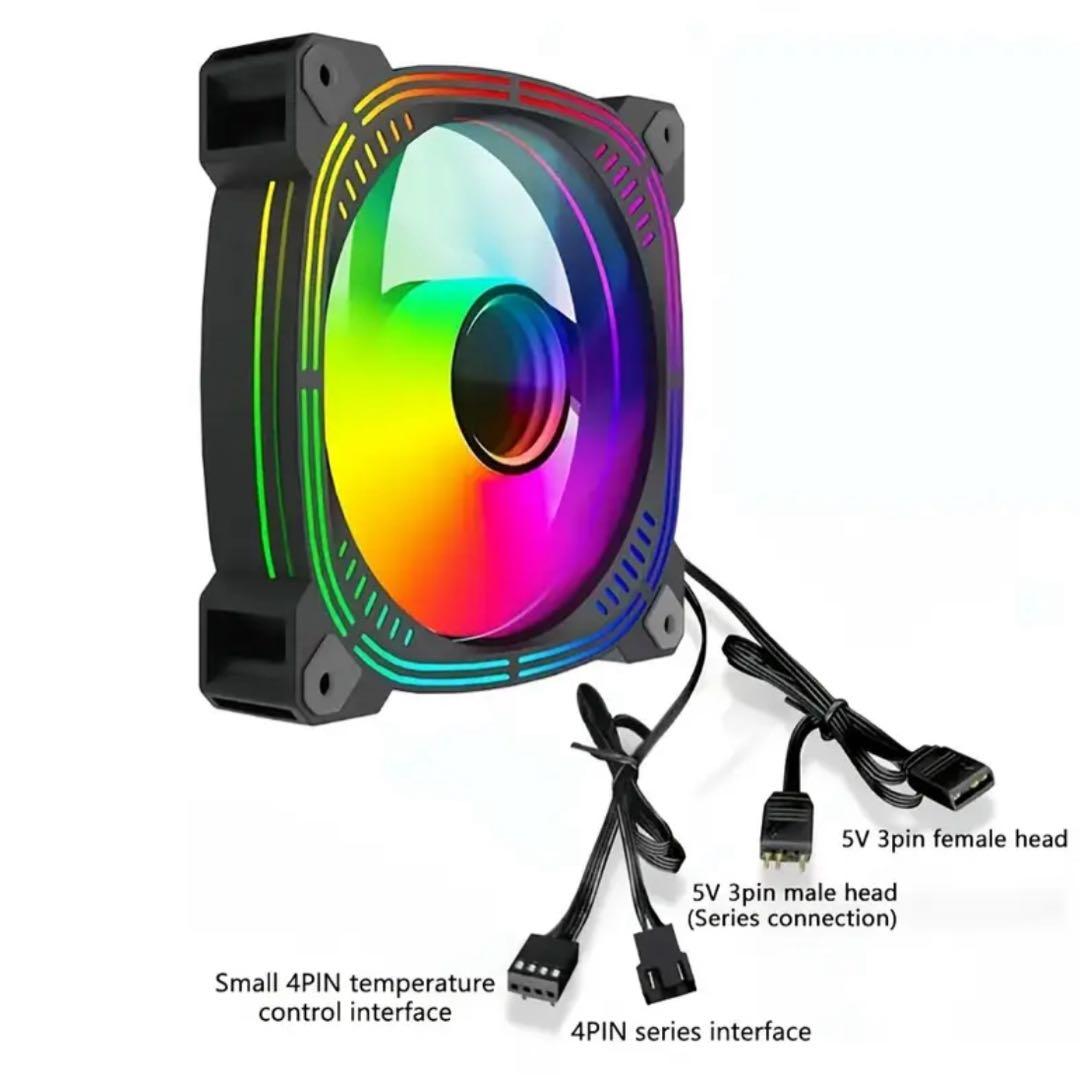 ARGBファン6個+1個 ARGB コントローラー コンボ パックセット