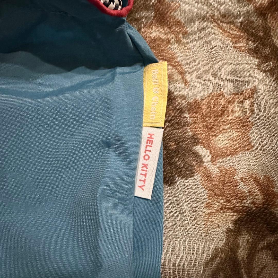 【店舗限定】ボールアンドチェーン×日焼けキティSEA ターコイズ エコバッグ