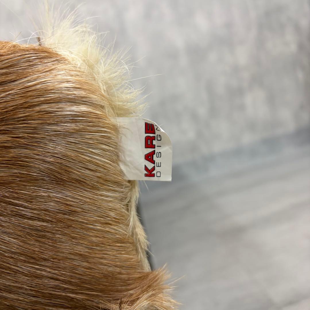 KARE ヤギ皮　カントリーライフ　ベンチ　毛皮