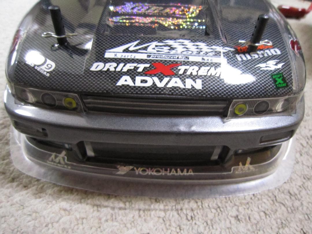 ドリパケ 1/10 コンバ 動作確認済 S13 2.4G 大会参戦車両 大金投資