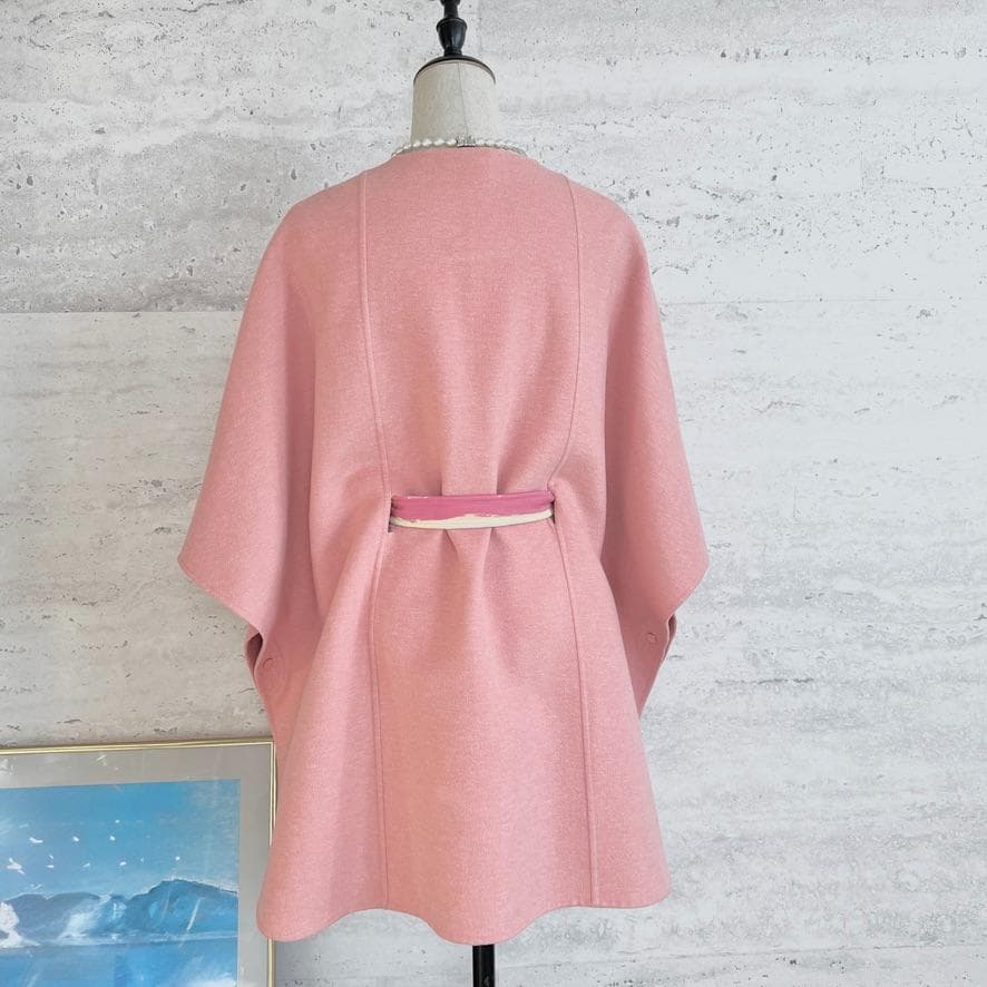 レア品★LOROPIANA★カシミヤ★ダブルフェイス★ケープ★コート