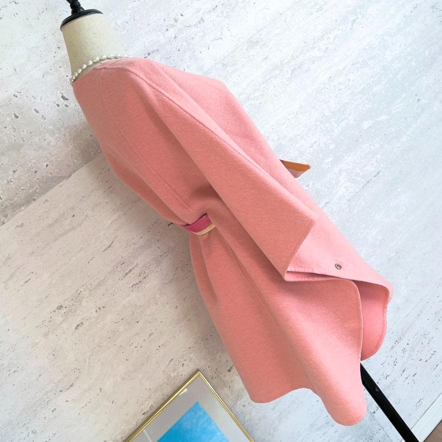 レア品★LOROPIANA★カシミヤ★ダブルフェイス★ケープ★コート