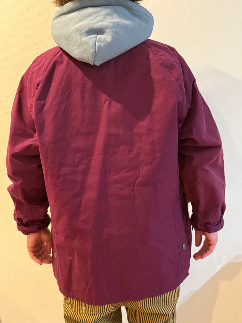 NOAH x Barbour 紫色 カバーオール Lサイズ