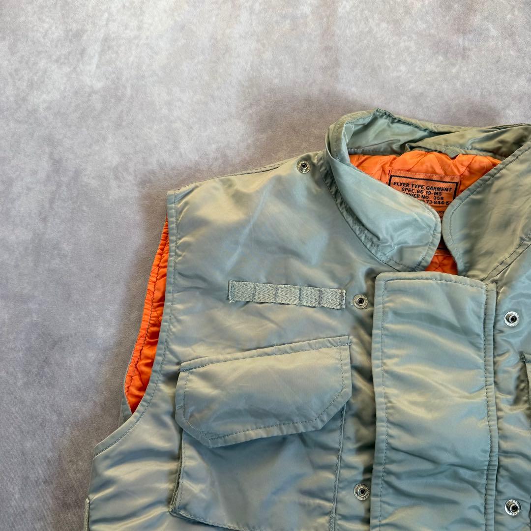 Schoot ライナーベスト 86 19-M5 グレー フライトジャケット