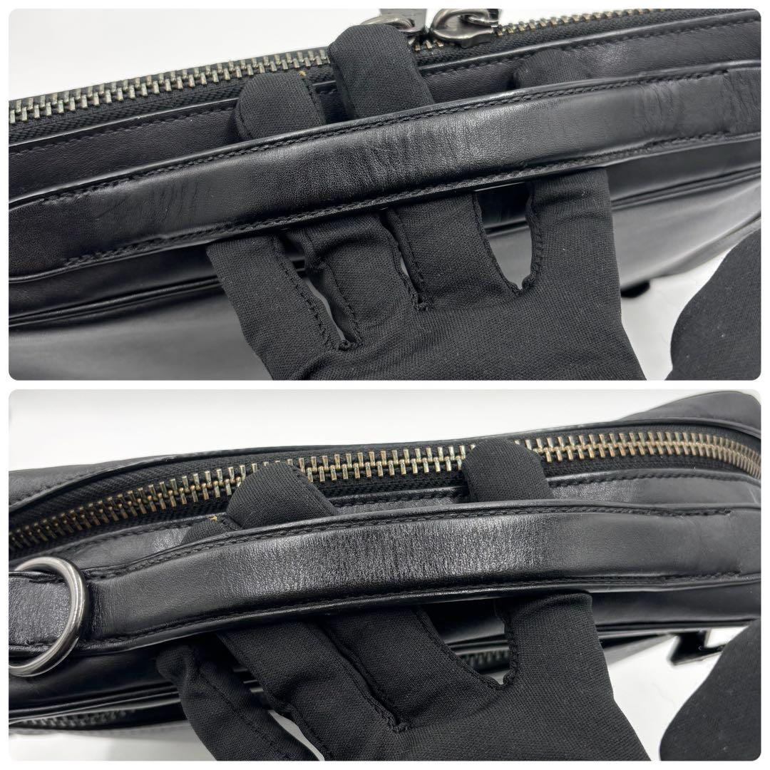 コーチ 3way レザー ビジネスバッグ ブリーフケース リュック C6877